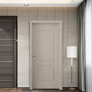 Puerta de armario MDF de PVC más vendida del fabricante de Vietnam, nuevo diseño de plástico moderno para hoteles, dormitorios exteriores, apartamentos de empuje - Product Image 3
