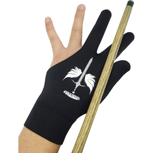Guantes de Snooker de Nailon y Poliéster, Impermeables, de Secado Rápido, Duraderos, Transpirables, de Tres Dedos - Product Image 1