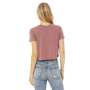 Camiseta Corta de Manga Larga para Mujer, con Logotipo Personalizado, Color Sólido, Estilo Casual y Moderno - Product Image 3