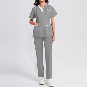 <b>doctor</b> scrub <b>set</b> hospital uniform gown <b>doctor</b> top pent <b>set</b> - Product Image 2