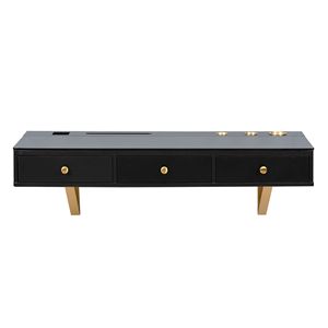 47\" <b>Wall</b> Mounted Multi-Purpose Vanity <b>Desk</b> Floating Shelf Drawer for Bedroom or Bathroom Makeup Vanities - Product Image 4