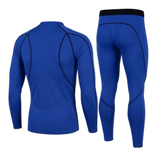 Ensemble de compression haute performance pour hommes, vêtements de sport ajustés pour la musculation, la course à pied et les entraînements de fitness - Product Image 4