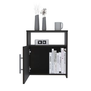 Comodino Cuarzz One Cabinet con finitura nero wengue - Product Image 5