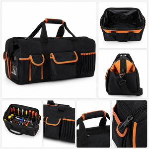 Sac à outils professionnel de grande capacité à multiples poches pour électriciens et techniciens - Product Image 4