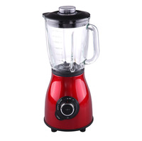 Licuadora de Mesa YIDA MHMF YD-2239, 1000W, Jarra de Vidrio de 1.75L (Base de Acero Inoxidable), Programa Preestablecido para Triturar, Velocidad Variable, 6 Cuchillas