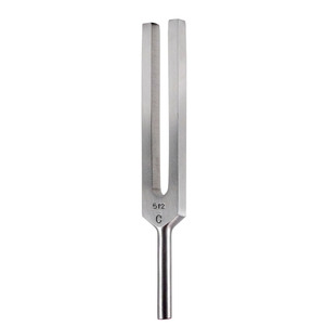 Diapason médical 512 Hz en acier inoxydable, instrument de diagnostic auditif pour test de Rinne et de Weber, examen neurologique ORL - Product Image 1