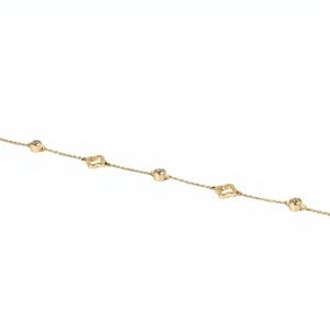 Luxury Fashion Adjustable Chain Link <b>Bracelets</b> 10K 14K Solid Gold Lab Grown Diamond <b>Friendship</b> Jewelry Moissanite <b>Bracelet</b> - Product Image 4
