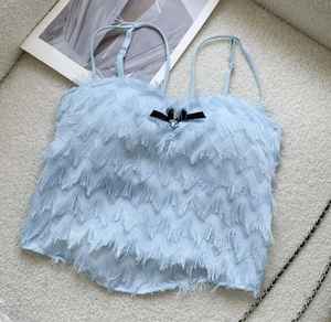 Built-In Bra Padded Crop Top for Women Summer Breathable Stylish Party Wear - Product Image 4