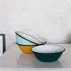 Cuenco de Cobre Esmaltado Hecho a Mano de Lujo - Frutero Decorativo de Metal para Decoración del Hogar - Pequeño Plato de Servir Artesanal de Esmalte - Product Image 3