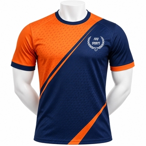 Camiseta de Fútbol con Costuras Duraderas que Permiten un Movimiento Fácil, Acabado Suave y Diseño Elegante y Confiable, Confeccionada con Tela Cómoda - Product Image 1