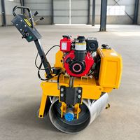 Compacteur à rouleaux mini de 650 mm de largeur de travail, directement de l'usine, pour le pavage d'asphalte des trottoirs