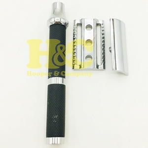 New Barber <b>Razors</b> Black Men's Straight <b>Blades</b> Stainless Steel <b>Blade</b> Safety <b>Razor</b>-Double Edge Shaving Safety <b>Razor</b> - Product Image 3