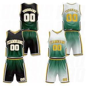 ชุดบาสเก็ตบอลสไตล์ใหม่ ราคาถูก แห้งเร็ว คุณภาพสูง เสื้อและกางเกงบาสเก็ตบอล ราคาขายส่ง ชุดกีฬาสำหรับทีม - Product Image 1