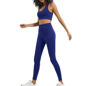 Conjuntos Deportivos de Yoga para Mujer, Transpirables, Antibacterianos, de Cintura Alta, con Logotipo Frontal, Ropa Deportiva para Gimnasio 2026 - Product Image 6