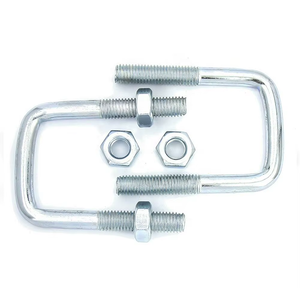 Square <b>U</b> <b>Bolt</b> Plain Class 4 UNF Thread Precision Threaded Fasteners for Structural Steel Frames Pipe Clamps Mechanical - Product Image 1