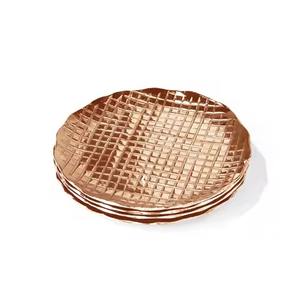 Ensemble de sous-verres modernes en métal pour boissons, protection élégante de la surface de table pour salle à manger et table basse - Product Image 3