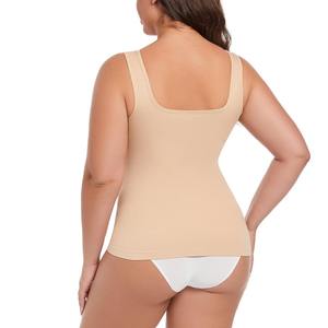 High Quality Woman's Bodysuit Seamless Tank <b>Top</b> Square Neck Body Shaper Fitness for Women Summer Underwear Shapers - Product Image 2