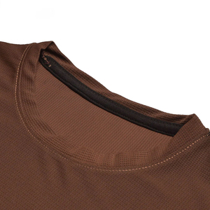 T-shirt de qualité supérieure pour homme, 100 % coton, col rond, manches courtes, grandes tailles, avec bordure contrastante, disponible en plusieurs couleurs - Product Image 2