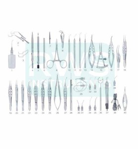 Ensemble de pinces chirurgicales pour la cataracte RWS Instruments, modèle RWS-BCI-5284, en acier, manuel, classe II, certifié ISO13485, antirouille, CE, personnalisé - Product Image 3