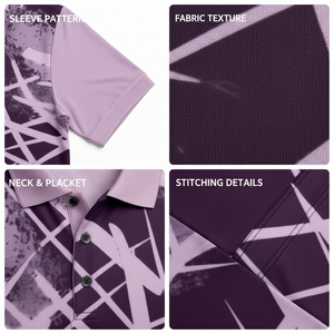 เสื้อโปโลผู้ชายคุณภาพสูงแบบกำหนดเอง แห้งเร็ว ผลิตจากโพลีเอสเตอร์ คอตั้ง ทรงโอเวอร์ไซส์ เสื้อยืดกีฬา - Product Image 6