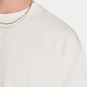 Camiseta de Hombre Personalizada, Estilo Hip Hop, Ecológica, 100% Algodón, Manga Corta, Corte Holgado, Hombros Caídos, Talla Grande, Superventas - Product Image 2