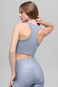 Débardeur court sans manches pour femme, léger, respirant, décontracté, pour l'été, confortable pour un usage quotidien - Product Image 5