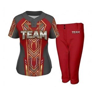 Uniforme de Softbol Personalizado para Mujer, Ligero y Transpirable, de Tela de Poliéster, para Uso Escolar y de Club - Product Image 6