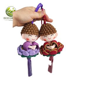 Muñeco de Ganchillo Hecho a Mano Personalizado, Estilo Anime, Amigurumi, Juguete de Peluche de Algodón Suave, Lindo Regalo para Niños, Recuerdo de Fiesta de Cumpleaños - Product Image 5