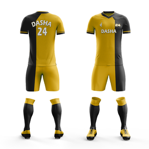 Nuevo Conjunto de Uniforme de Fútbol para Hombre de la Mejor Calidad, Diseño Personalizado, Pantalones Cortos de Secado Rápido, Transpirables, Antibacterianos, 100% Poliéster - Product Image 3