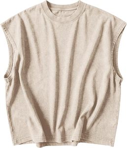 Débardeur de sport pour homme en coton, sans manches, pour la musculation, respirant, séchage rapide, écologique - Product Image 6
