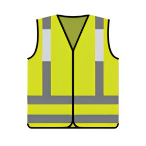 Chaleco de Seguridad Industrial Unisex para Adultos WEAR INTERNATIONAL, Alta Visibilidad, Reflectante, Naranja, Amarillo, Verde Lima, Rosa, Azul, Negro, Malla - Product Image 2