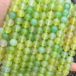 Perles en Agate Verte Naturelle en Gros, 6mm 8mm 10mm, Perles Rondes Lisses en Agate Verte Naturelle pour la Fabrication de Bijoux - Product Image 2