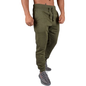Pantalones deportivos de cintura alta de poliéster/algodón, hechos de tela de rizo con refuerzo en la costura lateral, ideales para entrenamiento. - Product Image 2