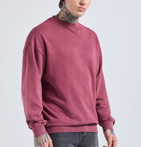 Sweat-shirts pour hommes de qualité supérieure, 100% coton, 380 GSM, molleton lourd, imprimé, respectueux de l'environnement, coupe classique, multicolores - Product Image 2