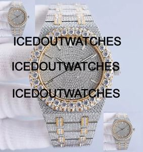 Relojes de Diamantes Moissanite para Hombre, Reloj Mecánico de Lujo con Diamantes Moissanite VVS, Estilo Hip Hop - Product Image 2