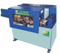 Machine à fabriquer des bâtonnets ronds en bambou avec 3 coupeurs, machine de traitement automatique à haute vitesse pour des bâtonnets ronds en bambou de précision