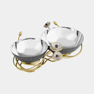 Stylish Kitchen Metal Bowl for Dining <b>Table</b> Use Rust Resistant Stainless Steel Bowl for Food Service - Product Image 1