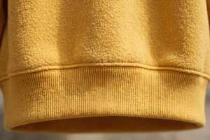 PADA PRIME Sweat-shirt à capuche jaune moutarde pour homme, 100% coton, léger, à manches longues, pantalon de survêtement à taille élastique, décontracté - Product Image 5