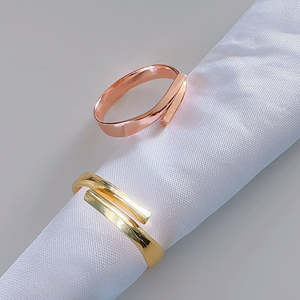 Anillo de Servilleta Dorado y Plateado para Decoración de Bodas, Recuerdo de Fiesta, Navidad, Días Festivos, Cenas, Fiestas - Product Image 4