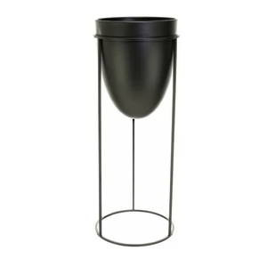Support de pot de fleurs en métal noir de qualité supérieure, tendance et moderne, pour la maison, la cuisine, les fêtes, taille et forme personnalisables - Product Image 6