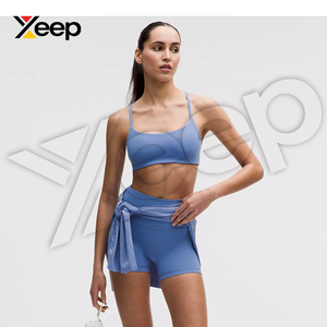 XEEP สปอร์ตบราโยคะคุณภาพสูงสำหรับผู้หญิง รุ่น XC-SB-22 สายรัดปรับได้ ระบายอากาศดี แผ่นรองถอดออกได้ รองรับได้ดี แห้งเร็ว - Product Image 3