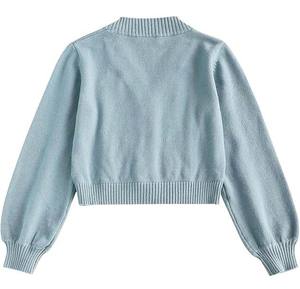 Suéter de Punto Premium para Mujer, Tejido Suave, Cálido para Otoño e Invierno, Color Sólido, Prenda Casual - Product Image 2