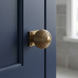 Poignée de meuble classique en laiton bronze avec plaque arrière carrée, finition mate, design nid d'abeille, pour commode et porte - Product Image 5