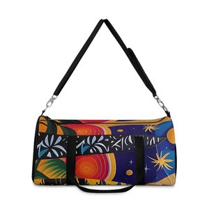 Custom Sublimation Printed Duffle Bags Gym Travel Sports Duffel Bag Waterproof Large Capacity with Shoe Space - Product Image 2