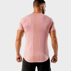T-shirts de sport pour hommes de haute qualité, 100% coton, séchage rapide, respirants, avec logo personnalisé et service OEM - Product Image 2