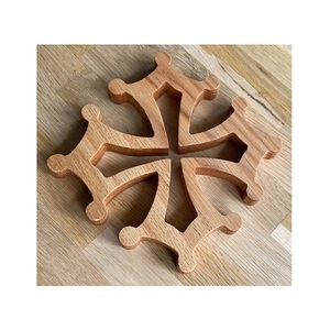 Vente chaude produits de qualité supérieure qualité incroyable designer moderne en bois naturel découpé au laser design dessous de plat théière hot pot & poêles - Product Image 2