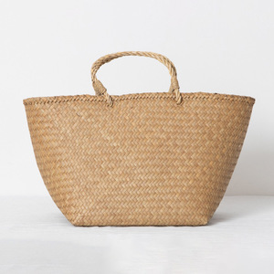 Sacs cabas en raphia sur mesure, haute qualité, grande capacité, en herbe marine, pour l'exportation - Product Image 6