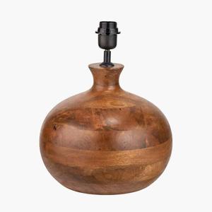 Base de Lámpara de Madera Rústica Moderna Hecha a Mano, Elegante Base de Lámpara de Mesa de Madera Sólida con Acabado Natural, para Navidad, Hogar, Oficina, Hotel - Product Image 2