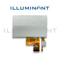 Módulo de Pantalla LCD TFT CTP de 5 Pulgadas, 800x480, Interfaz RGB, ILI6122, GSL1680, 500 Nits, Retroiluminación LED LCM de 12 Horas