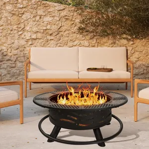 Brasero Portátil de Acero Inoxidable Hecho a Mano para Exteriores - Product Image 2